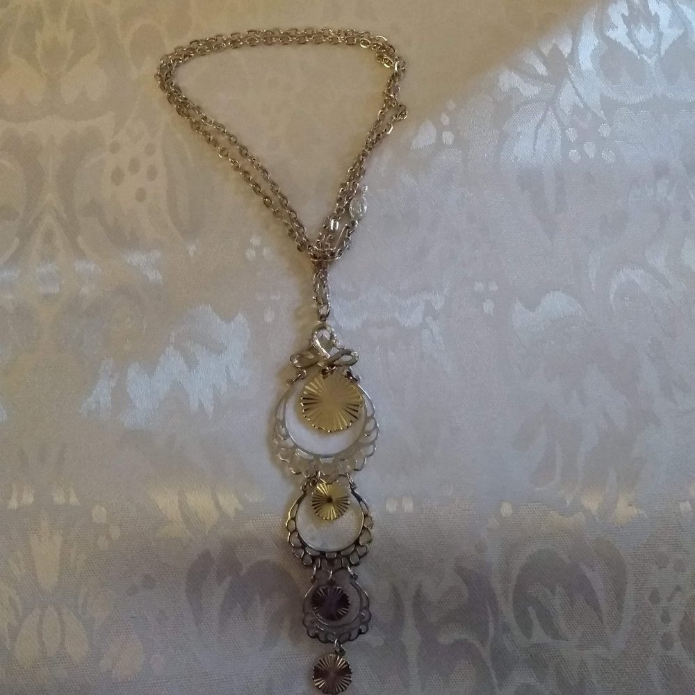 Vintage Sarah Coventry Snow Lace  Necklace